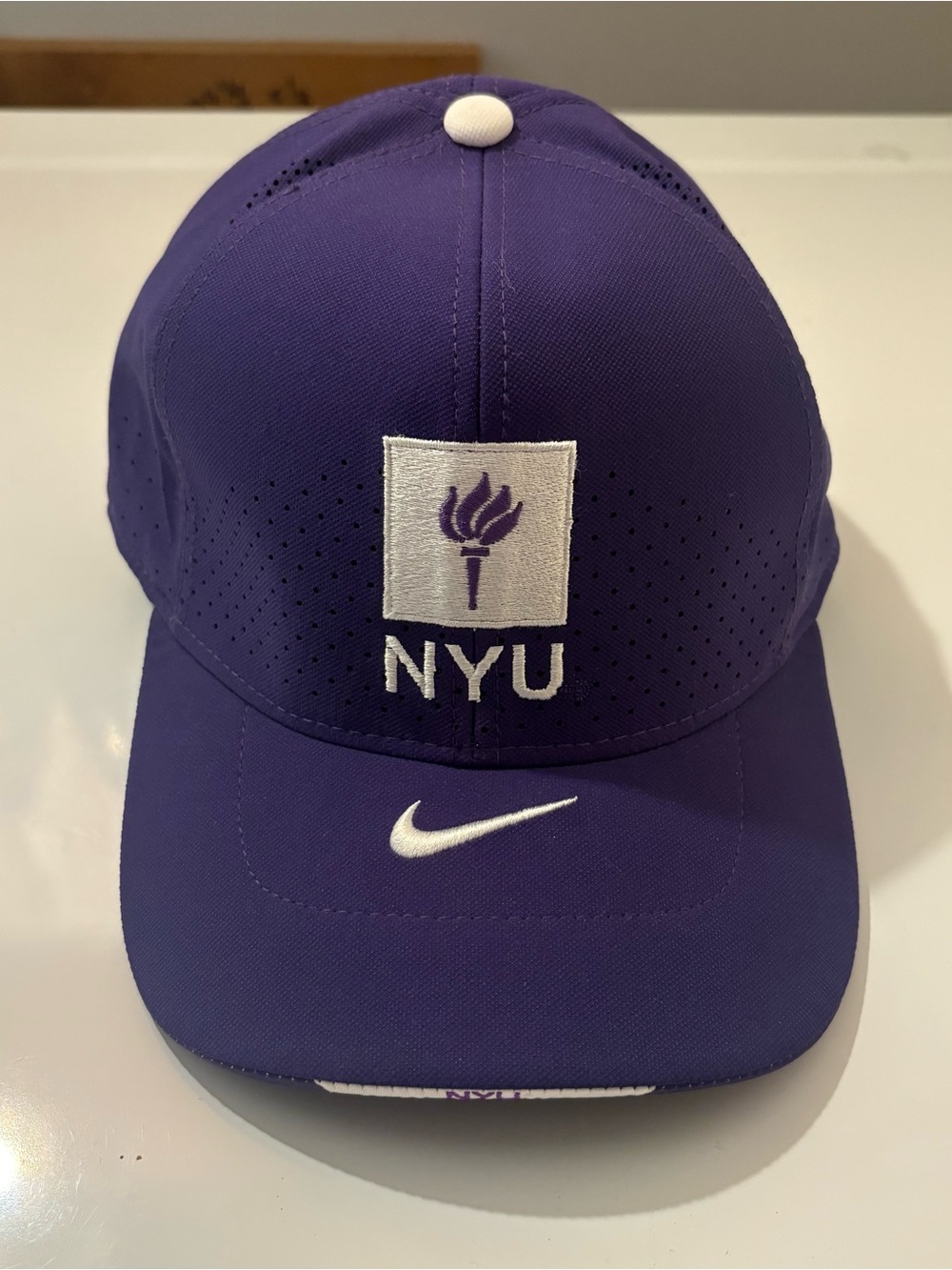 Nike Classic 99 Dri- Fit Purple NYU Embroidered  Breathable Torch Baseball Cap